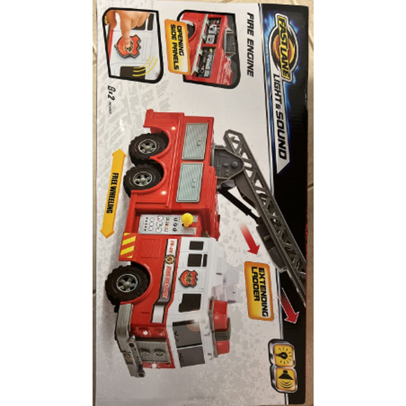 Fast Lane Fire Department Lights Sound 14.5" Emergency Rescue Toy. NWT - Picture 5 of 9